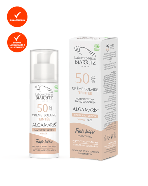 Crema Solare Colorata SPF 50 Avorio - Alga Maris